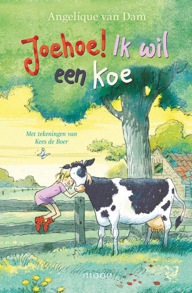 Kaft van het boek "Joehoe ik wil een koe"