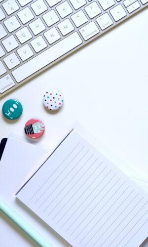 Toetsenbord met notitieblok